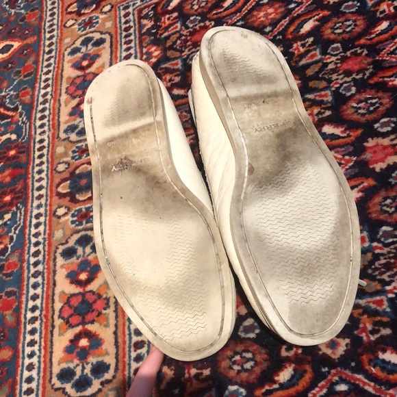 Sperry Topsiders Authentic Original Boat Shoe in White Leather - Picture 5 of 7